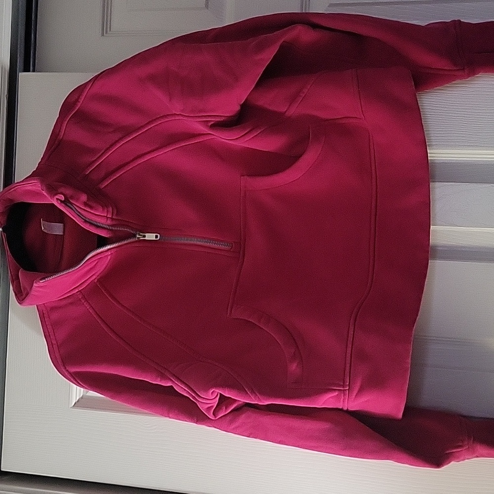 Women's Pink Quarter-Zip Pullover Hoodie